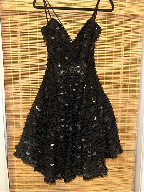 Jovani Dresses & Skirts - Stunning!✨ Vintage Y2K "Niteline" Black Sequin Mini Formal Cocktail Party Dress